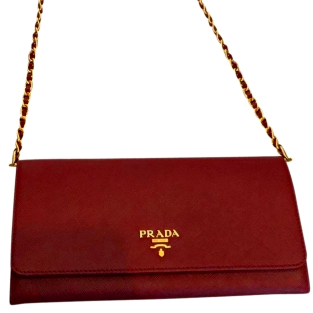Prada Saffiano Leather Bag / mini bag crossbody